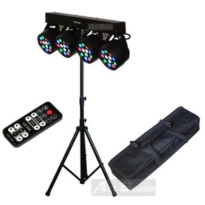 סט תאורה עם בקרה דגם: L SET 4 PAR LED מבית APEXTONE