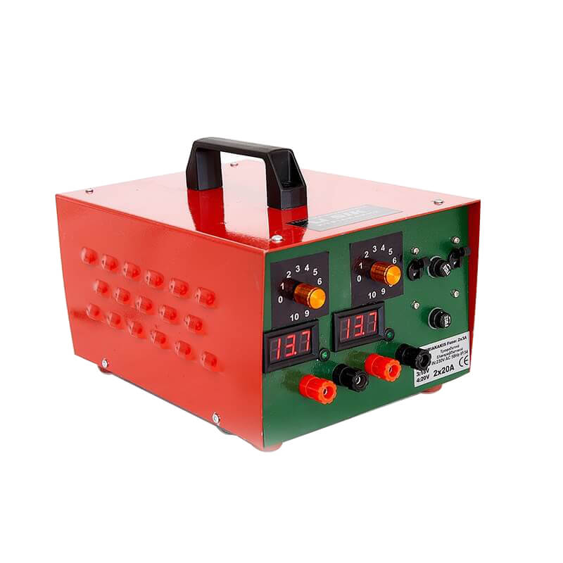שנאי מ-220V ל-12V ל-2 מנערות כולל וסת מהירות