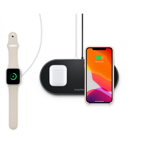 משטח טעינה - Mophie Dual Wireless Charging Pad