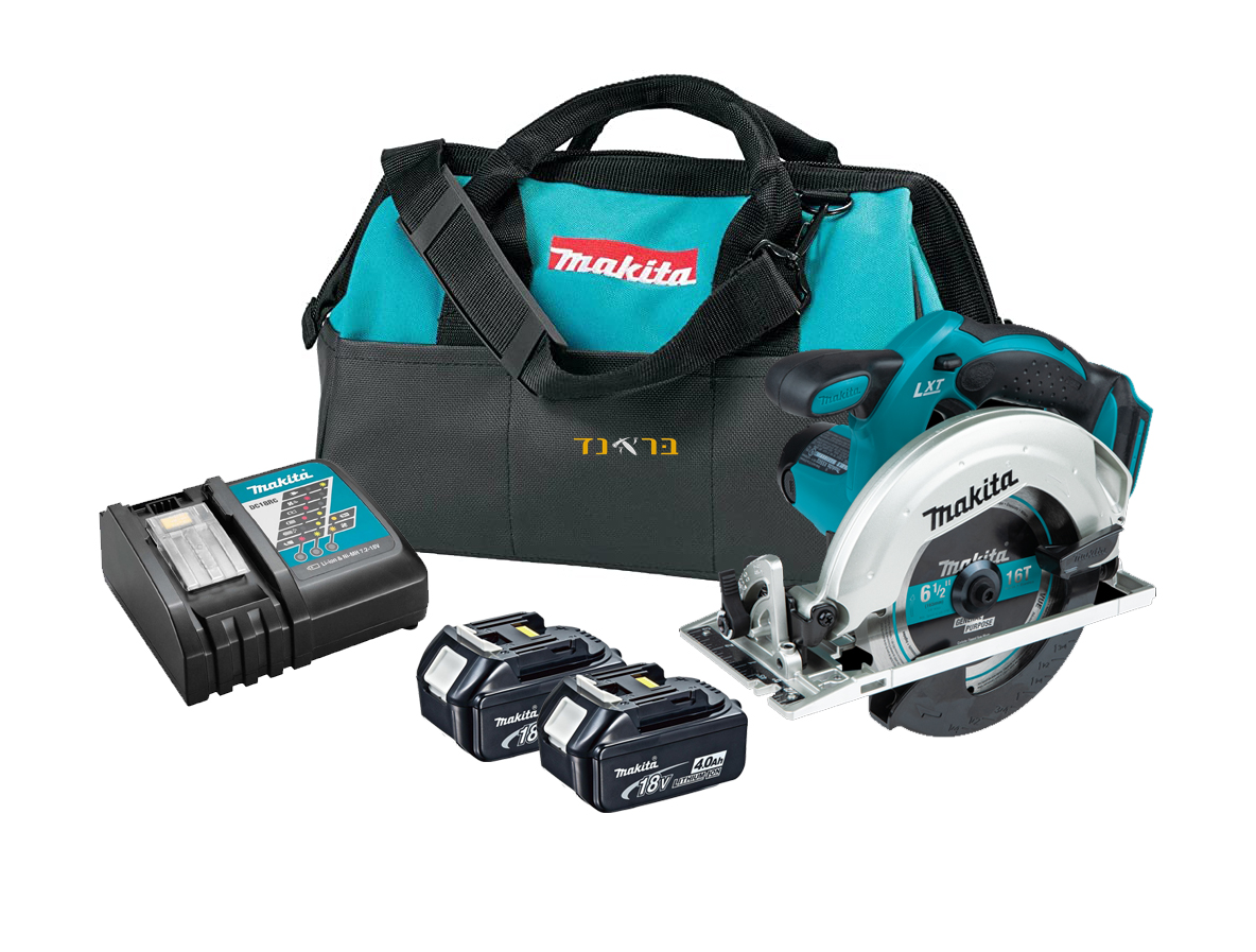 מסור עגול "½6 נטען 18V + שתי סוללות 4.0AH