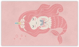 שטיח פעילות מעוצב לחדר ילדים Soft Mat במגע רך - בת ים ורודה