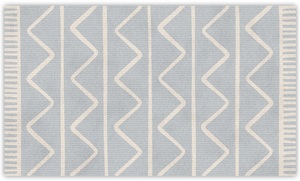 שטיח פעילות מעוצב לחדר ילדים Soft Mat במגע רך - זיג זג אפור