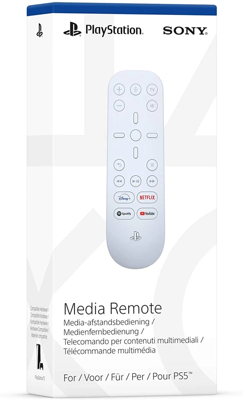שלט מולטימדיה מקורי לבן Media Remote for PS5
