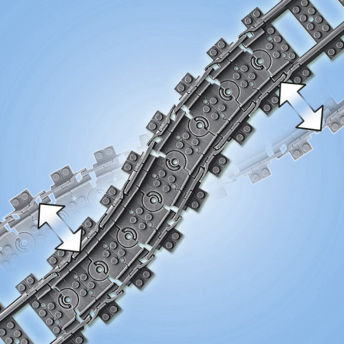 לגו סיטי - פסי רכבת  60205