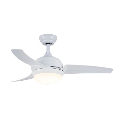 מאוורר תקרה "PARISLED 52 לבן SEMICOM CCT 25W SM-1017W/52CT