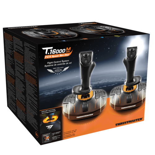 ג'ויסטיק ThrustMaster T1600M Space Sim Duo