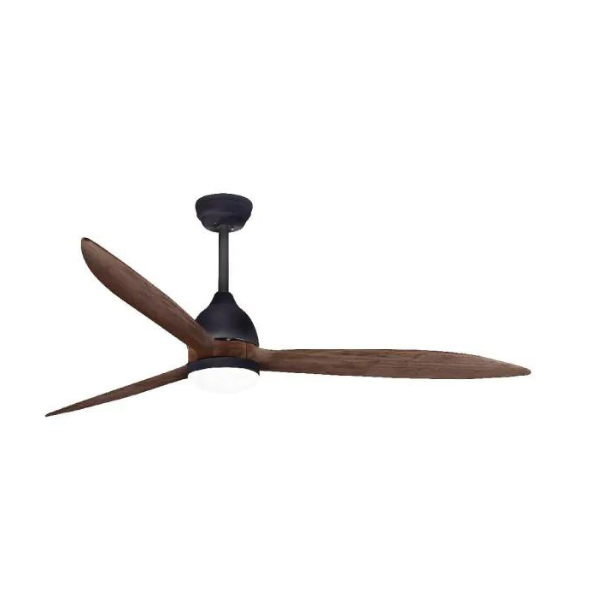 מאוורר תקרה "HERCULES 60 עם שלט-שחור ועץ SM-1070B/BK semicom