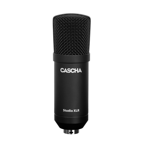מיק קונדנסר אולפני עם חיבור XLR כולל כבל CASCHA HH5050 מומלץ לפודקאסט