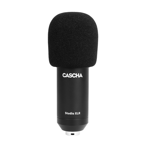 מיק קונדנסר אולפני עם חיבור XLR כולל כבל CASCHA HH5050 מומלץ לפודקאסט
