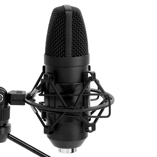 מיק קונדנסר אולפני עם חיבור XLR כולל כבל CASCHA HH5050 מומלץ לפודקאסט