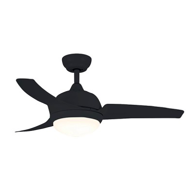 מאוורר תקרה "PARISLED 42 שחור SEMICOM CCT 25W SM-1017B/CT