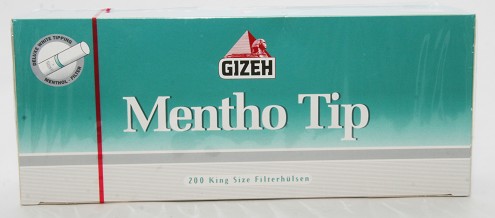 גיזה סיגריות ריקות מנטול
