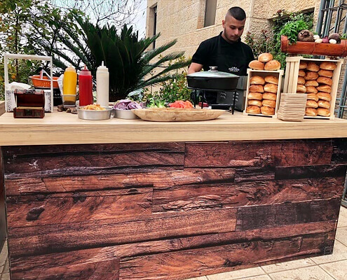 דוכן המבורגרים