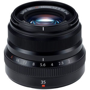 צבע שחור - Fujifilm XF 35mm f/2 R WR Lens יד שניה