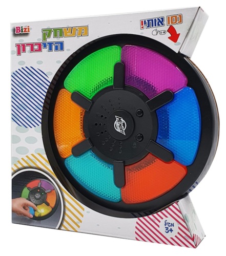 משחק זיכרון (סיימון) גדול ואלקטרוני עם 6 אורות צבעוניים