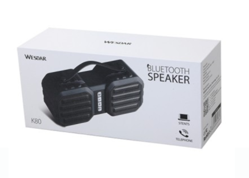 רמקול BT נייד 10W + מעמד לטלפון