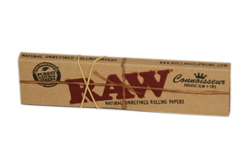 נייר גלגול RAW אורגני קינג סייז עם פילטר