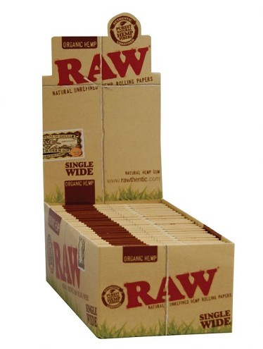 RAW אורגניק המפ סינגל ווייד קופסה