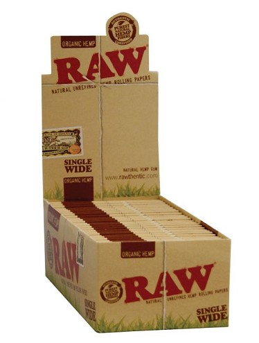 RAW אורגניק המפ סינגל ווייד קופסה