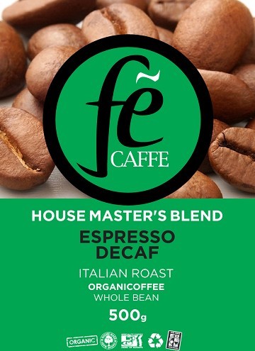 תערובת House Master's Blend לאספרסו- אורגני 500 גרם נטול