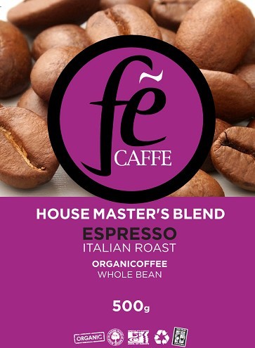 תערובת House Master's Blend לאספרסו- אורגני 500 גרם