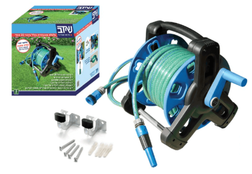 גלגלת מאובזרת ״הפס הכחול״ + 15 מ׳ צינור