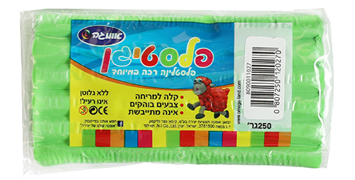 פלסטלינה אומגה צבע ירוק בהיר