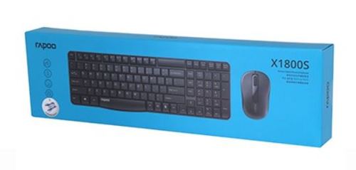 Rapoo Keyboard Set X1800 סט מקלדת ועכבר