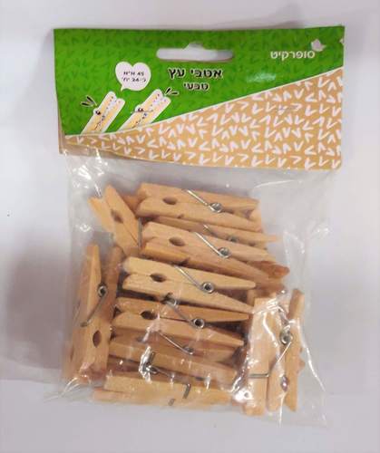 אטבי עץ 45 מ