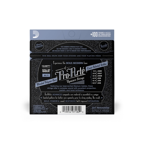 זוית נוספת D'Addario EJ46TT Pro-Arte Dynacore