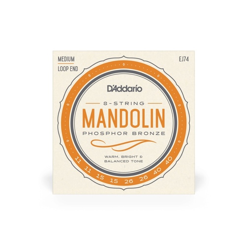 D'Addario EJ74 Mandolin Set