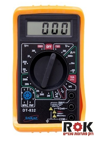 רב מודד DT-832 דיגיטלי מולטימטר