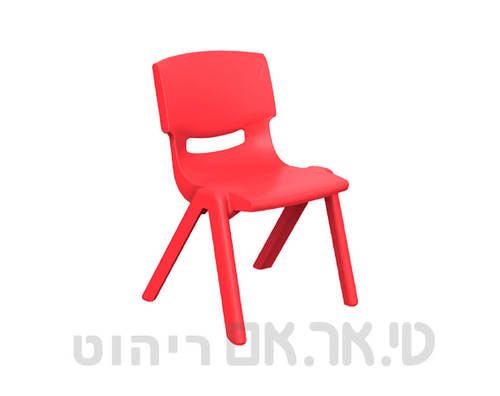 כסא יצוק אדום