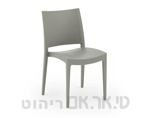 כסא אלומה אפור בטון