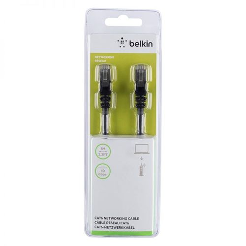 כבל רשת CAT6 איכותי באורך 1 מ' Belkin