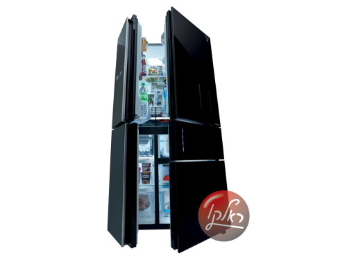 מקרר שארפ 5 דלתות 661 ליטר - SJ-9712 זכוכית לבנה