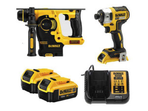 סט אימפקט ופטישון 18V - קיט מלא דגם DCK2731P2 מבית DEWALT