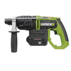 פטישון נטען 18V עם 2 סוללות דגם WU381 מבית WORX
