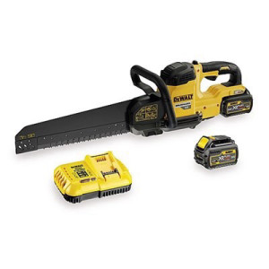 מסור אליגטור לחיתוך בלוקים 18V/54V 6AH ערכה הכוללת מטען ו 2 סוללות דגם DCS396T2 מבית DEWALT