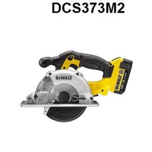 מסור עגול לברזל 18V - קיט 2 סוללות ומטען דגם DCS373M2 מבית DEWALT