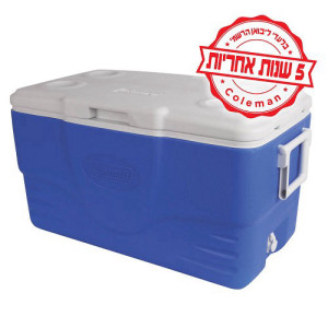 צידנית 50 ליטר עם ידיות צדדיות כחול מבית Coleman