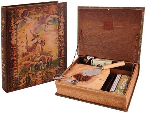 אוריגינל קבאטזה קופסה עץ לאיחסון מוצרי עישון דגם HABIT