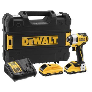 מברגת אימפקט נטענת DEWALT DCF809L2T BL 18V עם סוללות ומטען