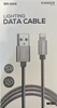 כבל USB איכותי לאייפון להטענה מהירה וסנכרון נתונים באורך 1.2m מתאים לכל האייפונים החדשים 3A