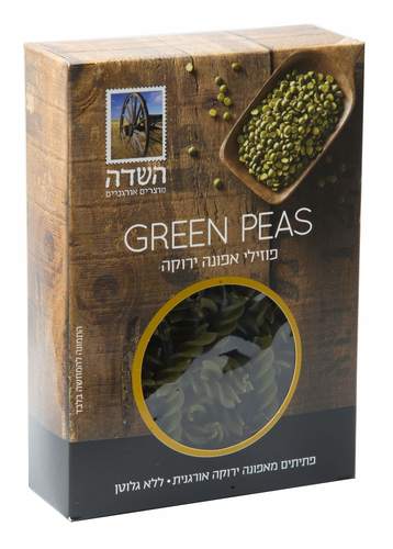 פוזלי אפונה ירוקה אורגני ללא גלוטן 250 גרם - השדה