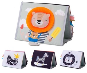 ספר פעילות מבד לזמן בטן 10 דפים, 16 פעילויות עם מראה - סוואנה