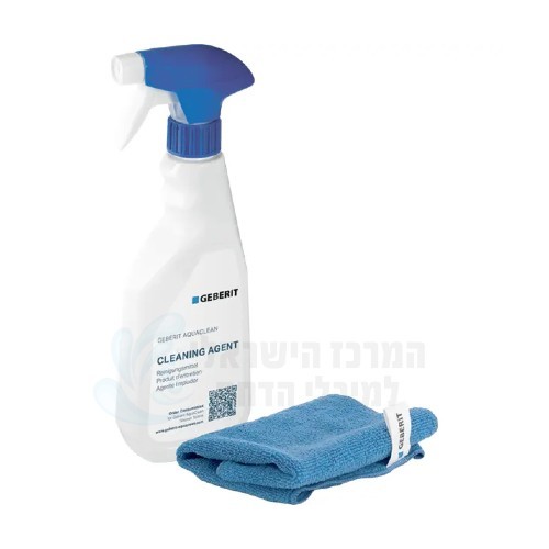 AquaClean | תרסיס ניקוי אסלה + מטלית ניקוי | ניאגרה סמויה חכמה גבריט GEBERIT