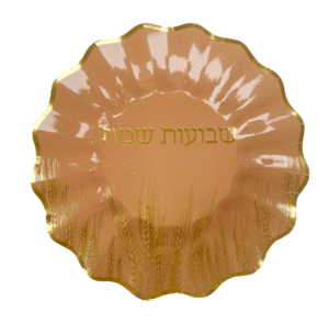 צלחות נייר בינוניות שבועות - 10 יח