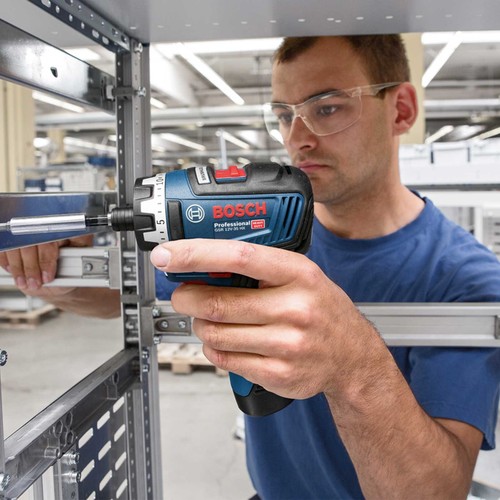 מברגה קומפקטית GSR 12V-35HX כולל 2 סוללות 3AH ומטען