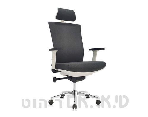 כסא משרדי וולקן לבן אפור